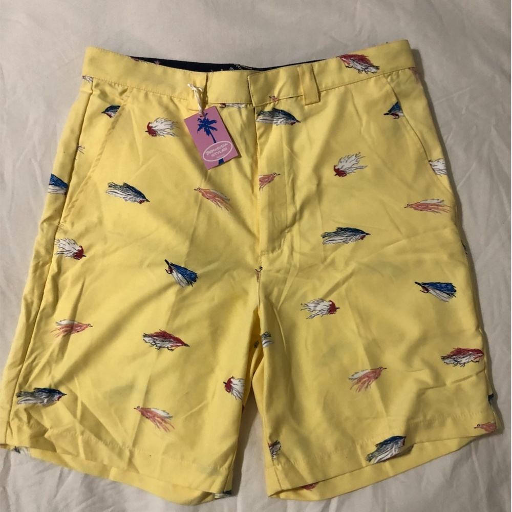 Bermuda Styles Shorts/Bathing Suit Fly Fishing NWT